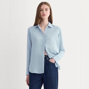 Everlane THE MUST-HAVE SHIRT IN WASHABLE SILK NWT